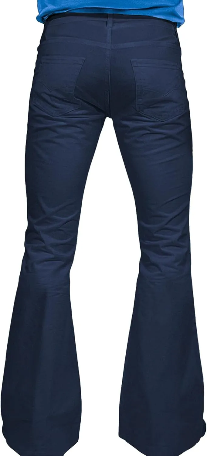 70s Disco Pants for Men,Mens Bell Bottom Jeans Pants,60s 70s Bell Bottoms Vintage Denim Pants Jeans for Men