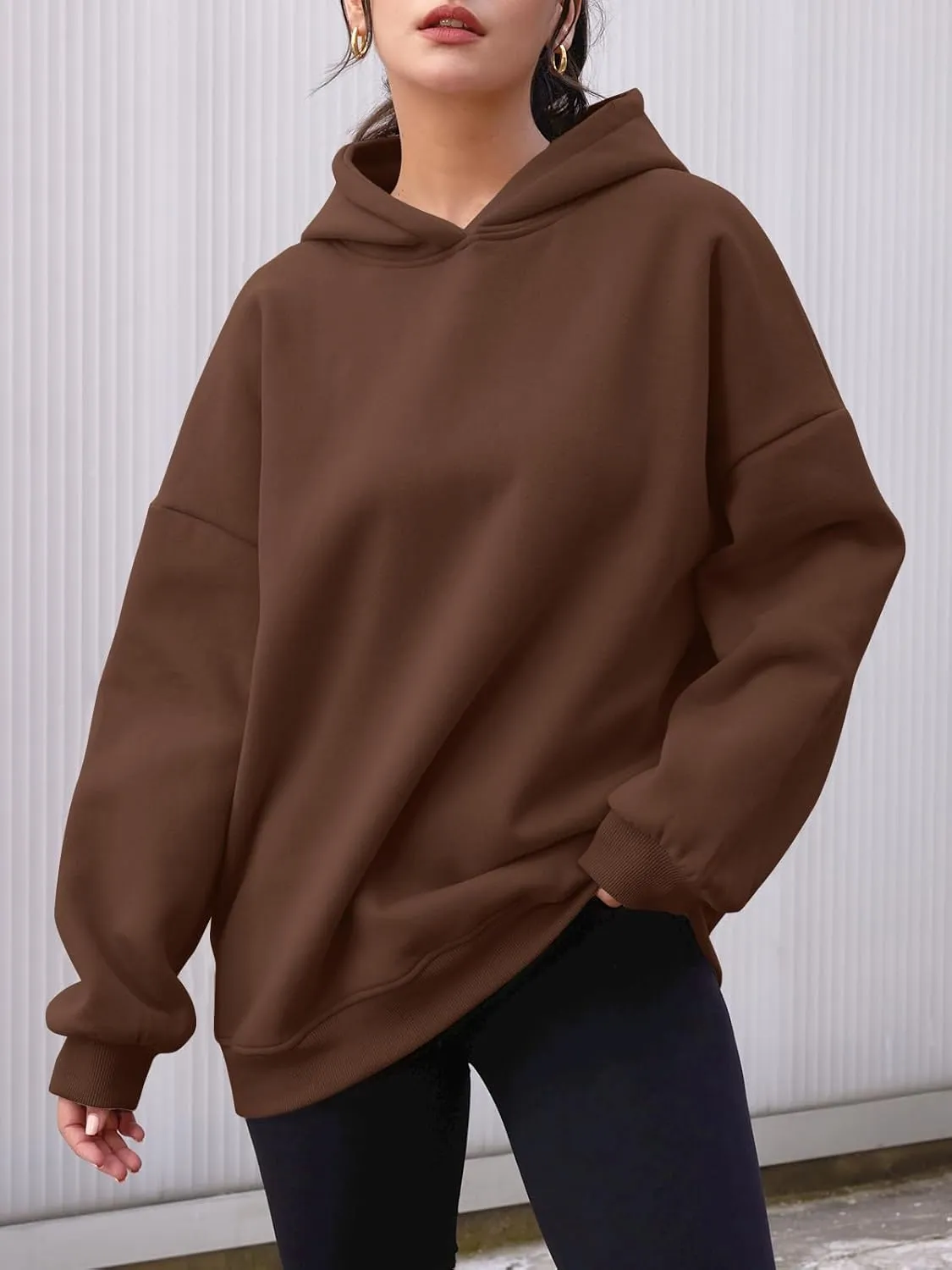 AUTOMET Womens Oversized Hoodies Fleece Sweatshirts Hooded Pullover 2025 Fashion Fall Clothes Trendy Outfits Winter Sweater