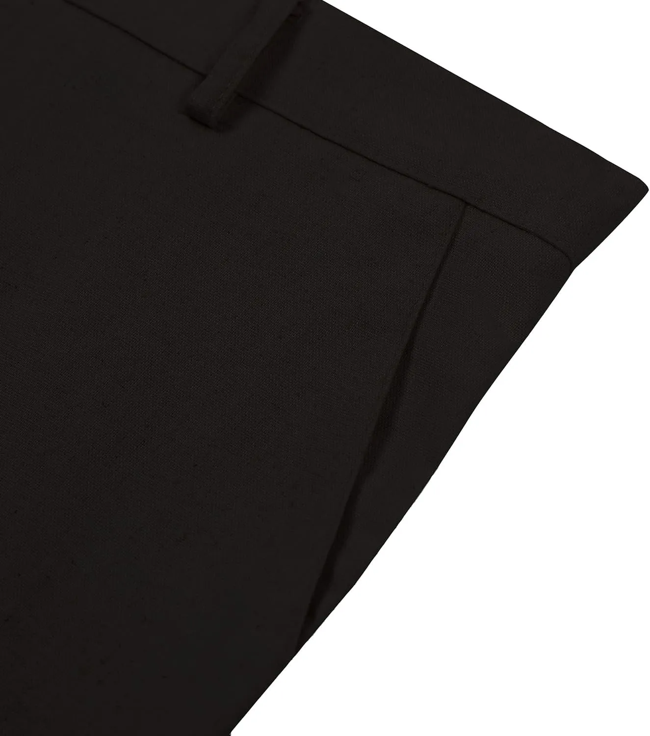 Boys' Linen Pants Lightweight Flat Front Dress Pants Kids School Uniform