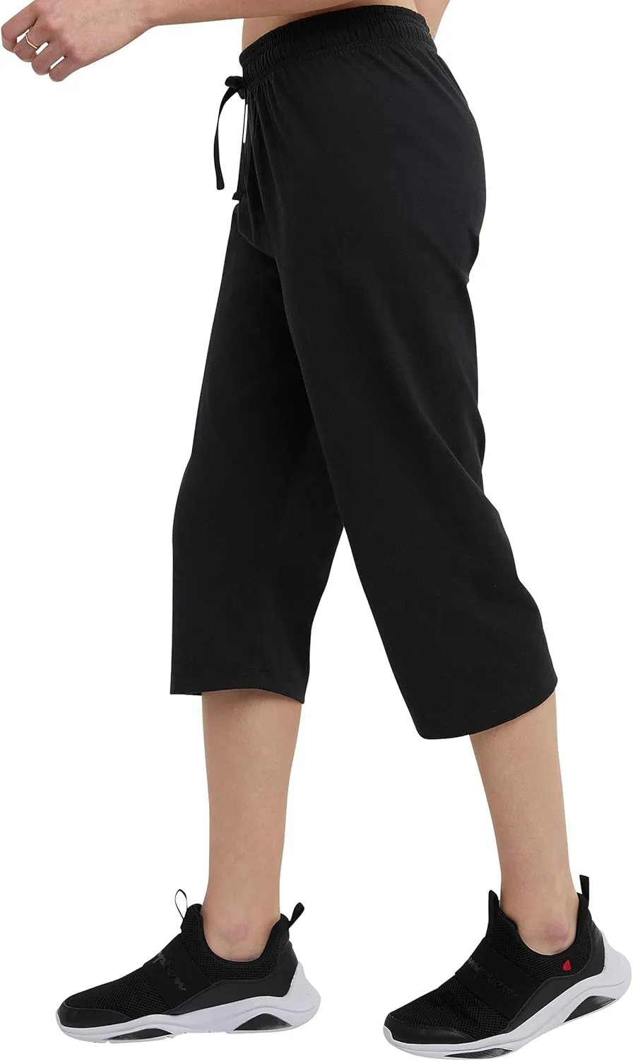 Champion Women'S Capri Pants, Lightweight Lounge Cropped Pants, Jersey Knit Capri For Women, 18