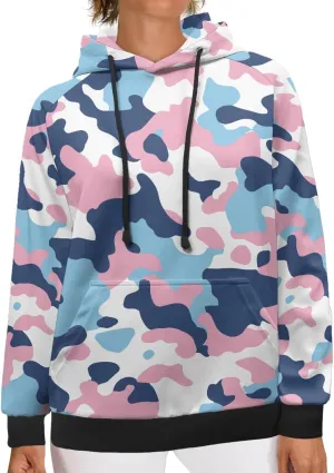 Coloranimal Sweatshirt for Women Hoodie Workout Top Long Sleeve Sweatshirts Drawstring Hooded Pullover with Pockets