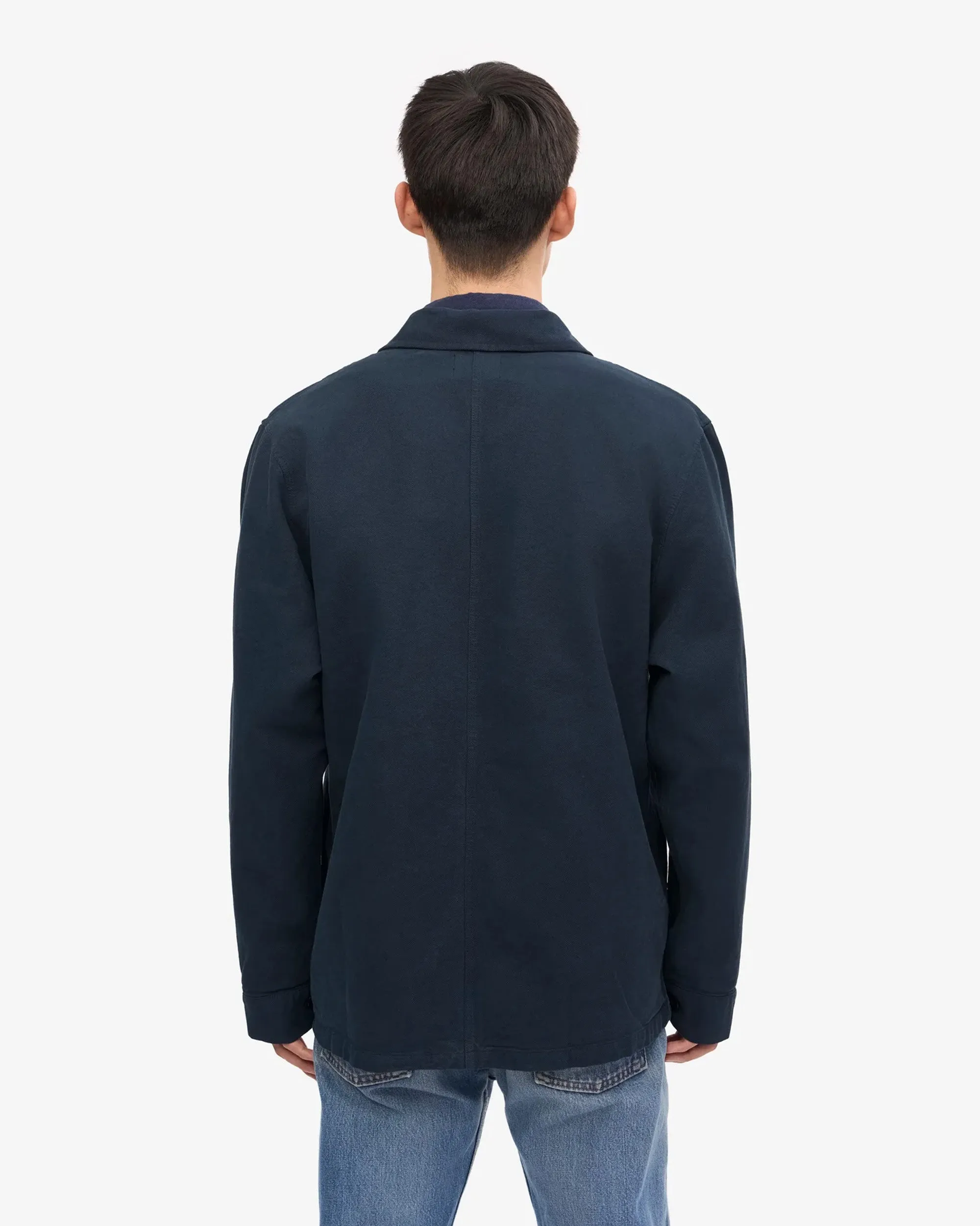 Colorful Standard Organic Workwear Jacket - Navy Blue