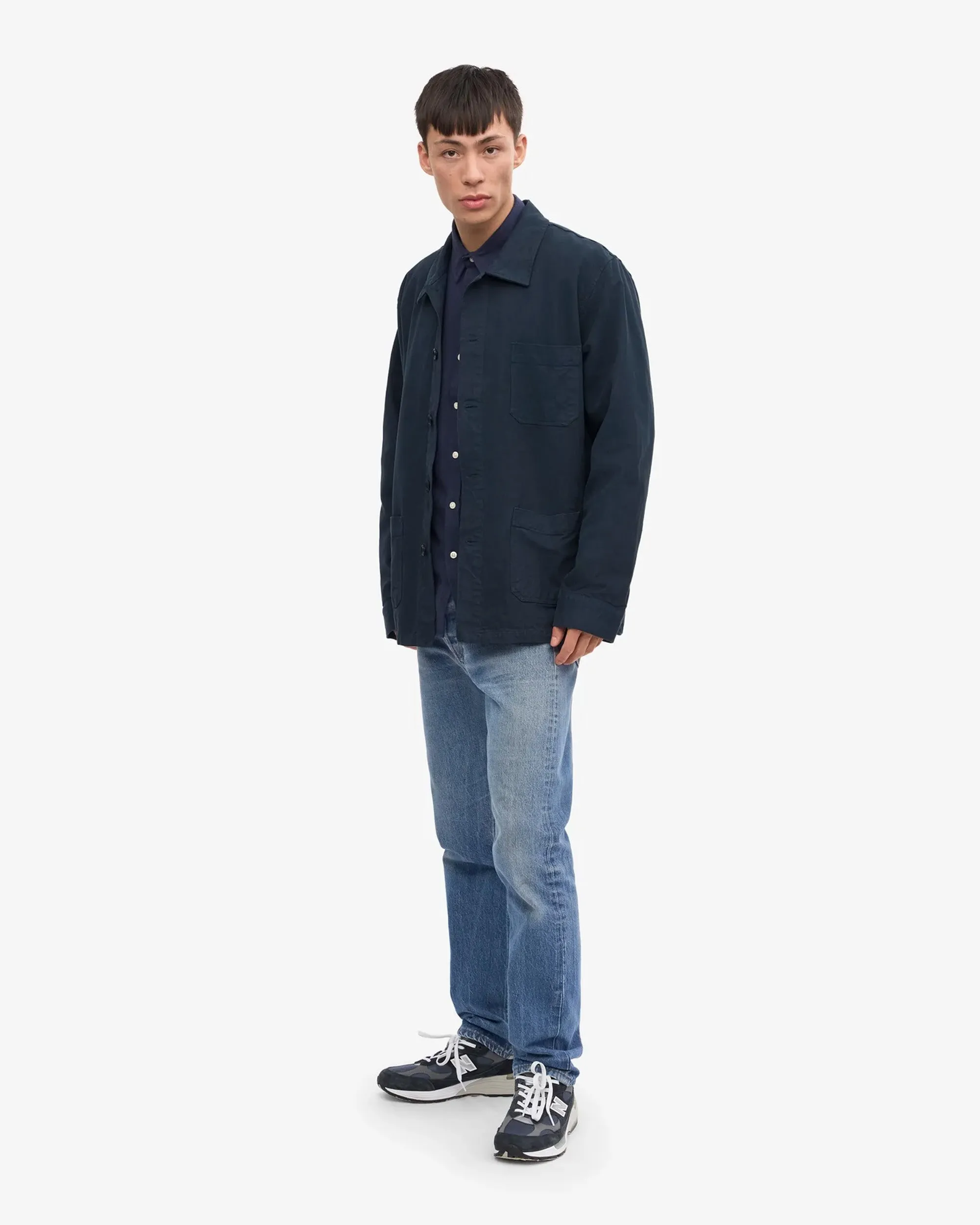 Colorful Standard Organic Workwear Jacket - Navy Blue