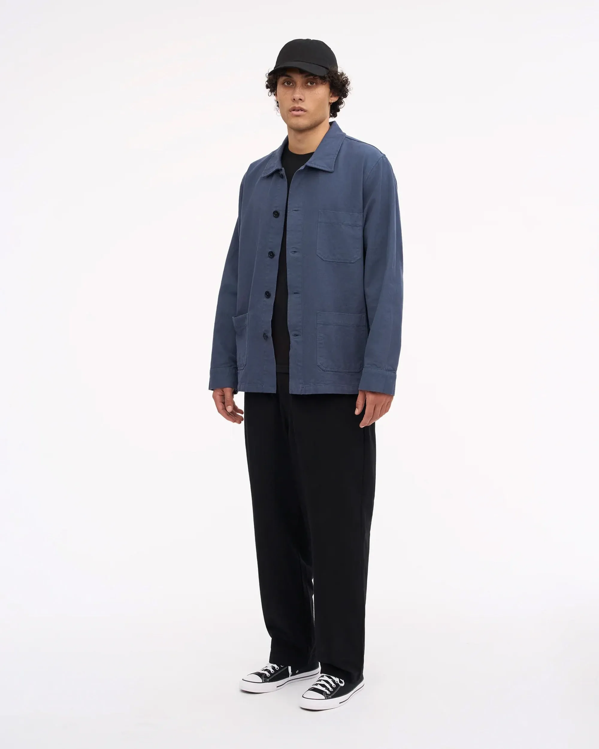 Colorful Standard Organic Workwear Jacket - Petrol Blue