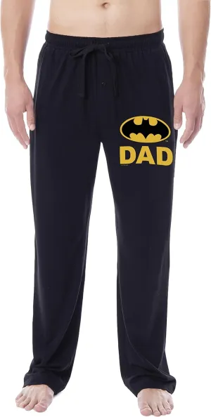 DC Comics Mens' Batman Character Father's Day Bat Dad Classic Sleep Pajama Pants