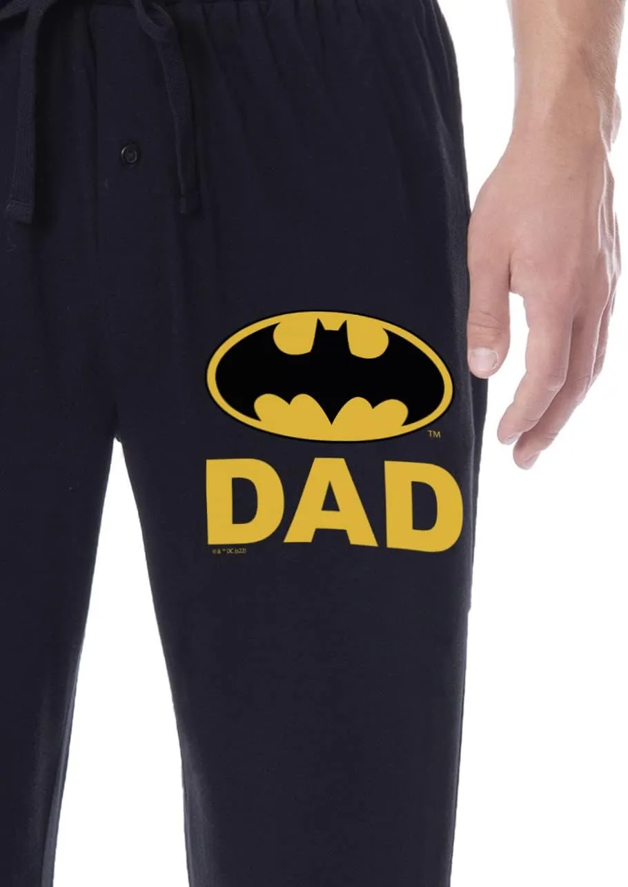 DC Comics Mens' Batman Character Father's Day Bat Dad Classic Sleep Pajama Pants