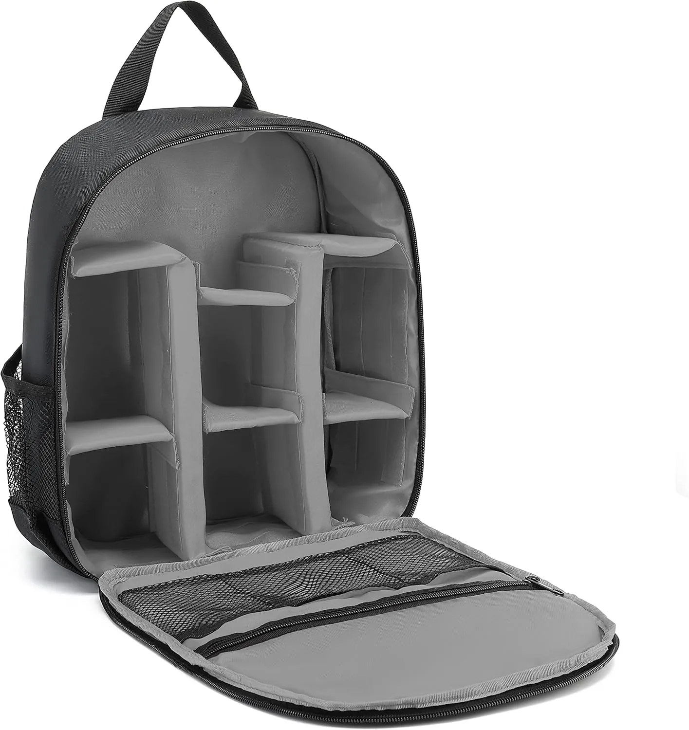 Digital DSLR Camera Waterproof Sling Backpack Shoulder Bag For Women And Men Teenagers (Grey)