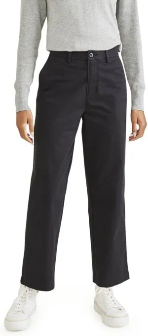 Dockers Women's Straight Fit High Rise Weekend Chino Pants