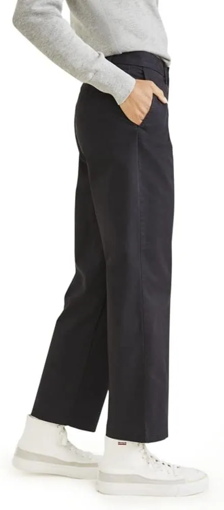 Dockers Women's Straight Fit High Rise Weekend Chino Pants