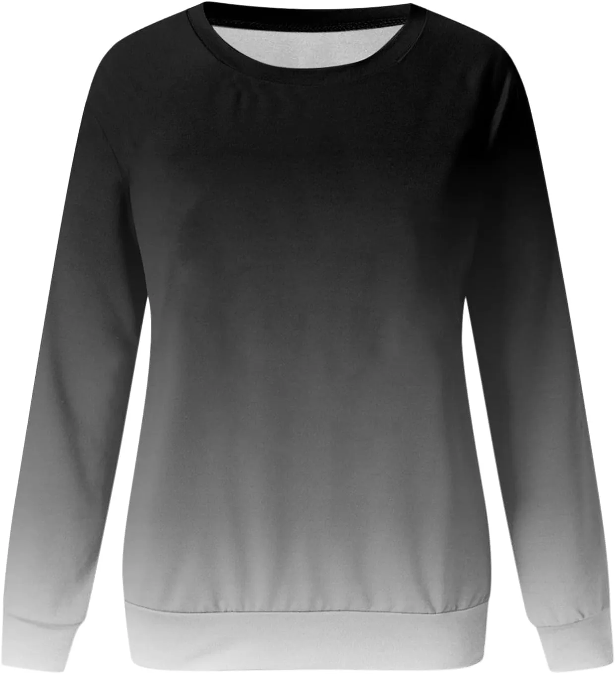 Fall Sweatshirts for Women Trendy, Womens Casual Crewneck Sweatshirts Long Sleeve Cute Tunic Tops Loose Fitting Pullover Top