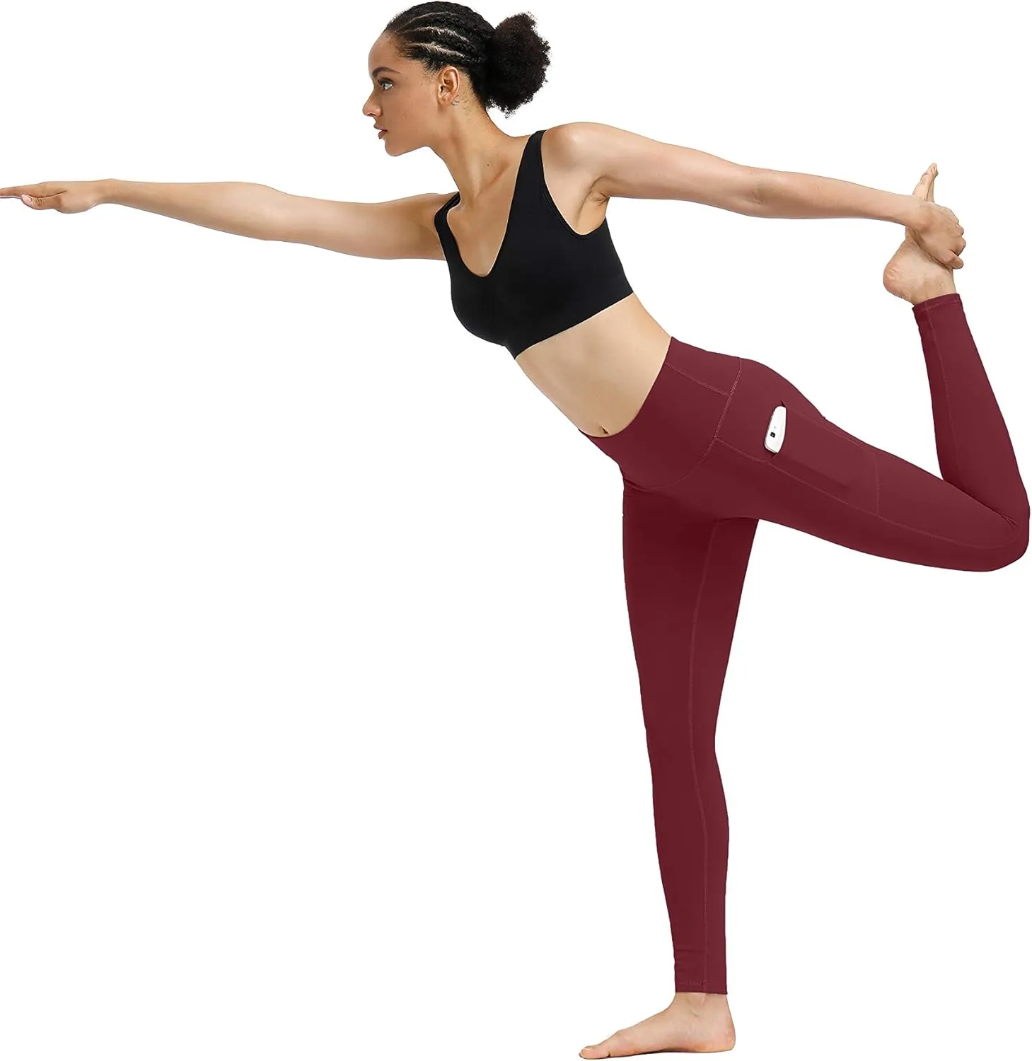 Fengbay 3 Pack High Waist Yoga Pants,Yoga Pants for Women Tummy Control Workout Pants 4 Way Stretch Leggings with Pockets