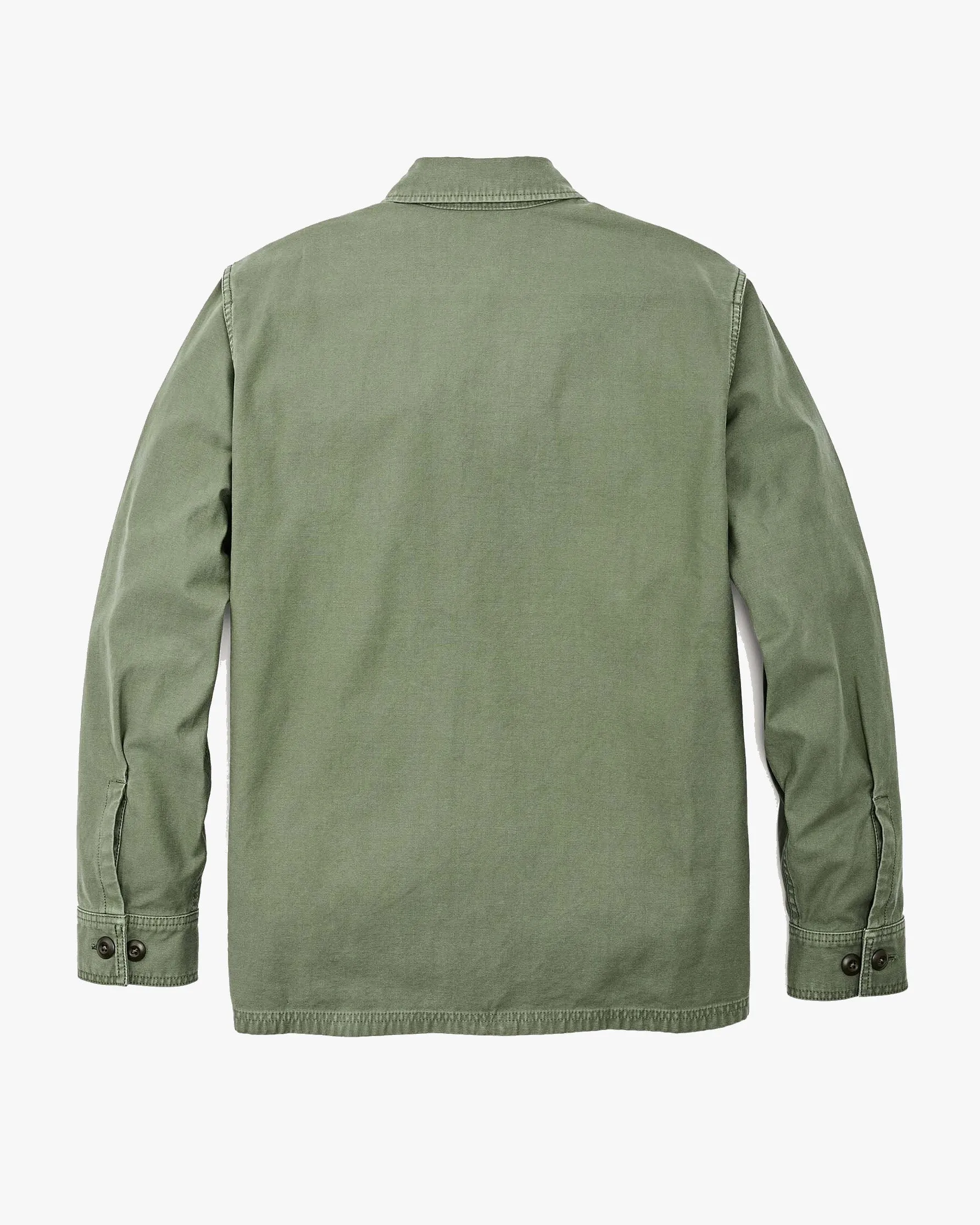 Filson Reverse Sateen Field Jac-Shirt - Washed Fatigue Green