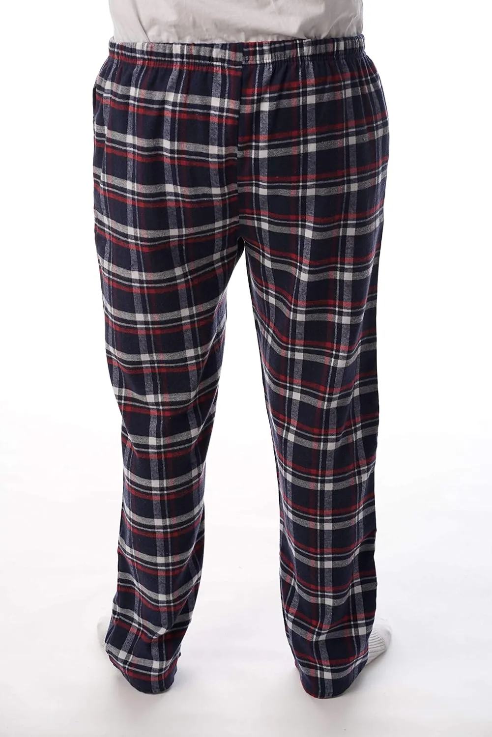 #followme Men's Flannel Pajamas - Plaid Pajama Pants for Men - Lounge & Sleep PJ Bottoms