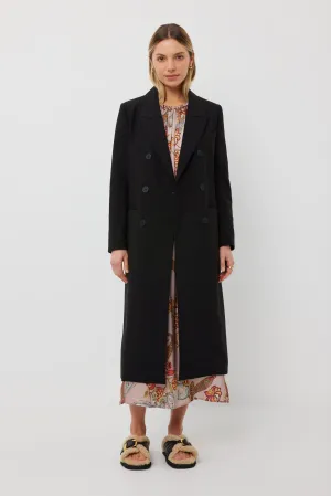 Fox Coat | Black Suiting
