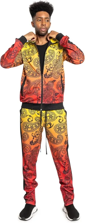 G-Style USA Men's Various Pattern Tracksuit Sets