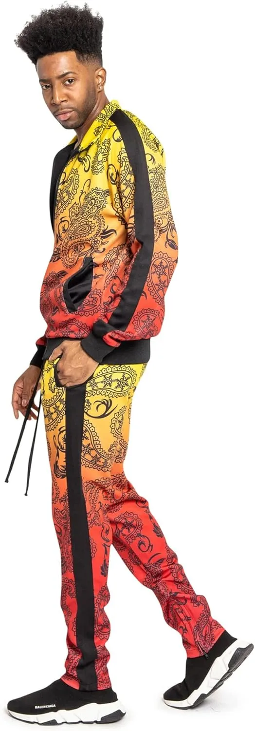 G-Style USA Men's Various Pattern Tracksuit Sets