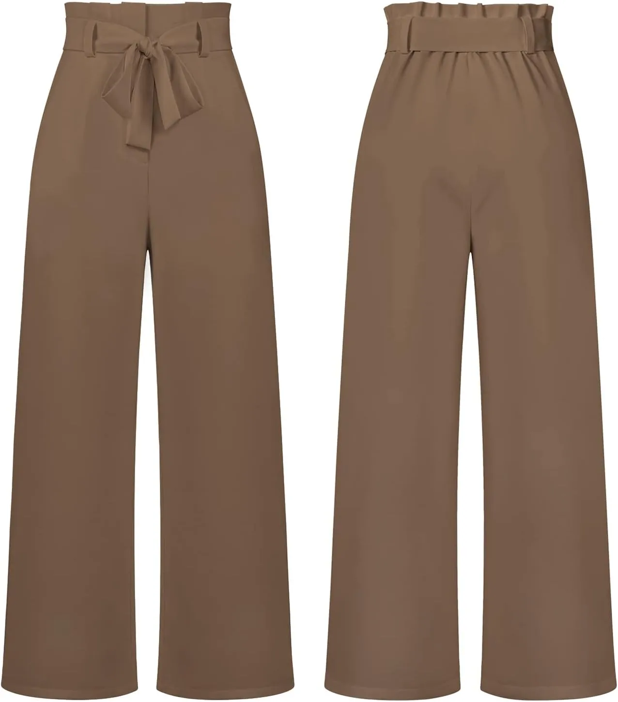GUOLEZEEV High Waist Wide Leg Pants for Women Business Casual Outfits Dress Pants