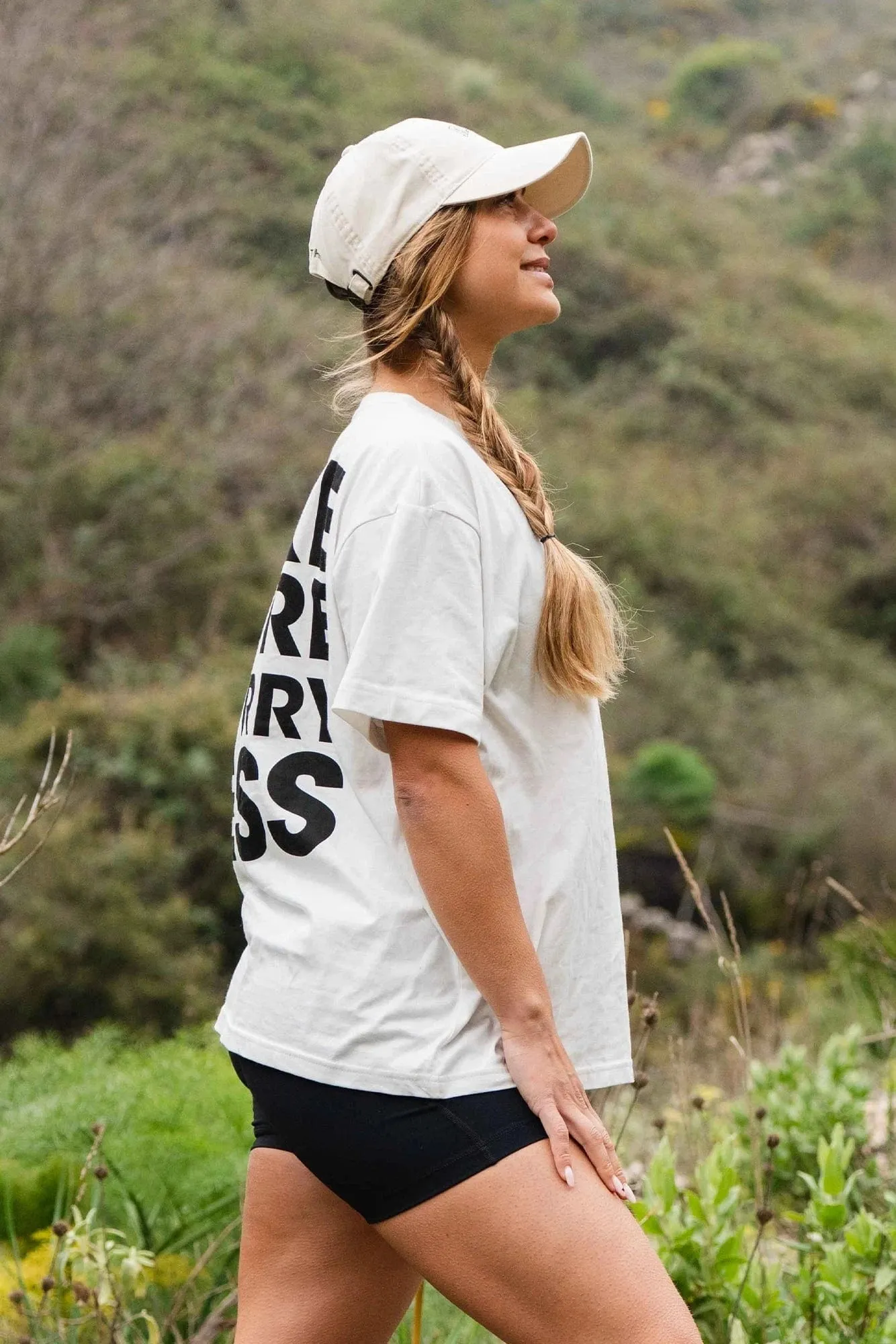 Hike More Graphic Tee - White