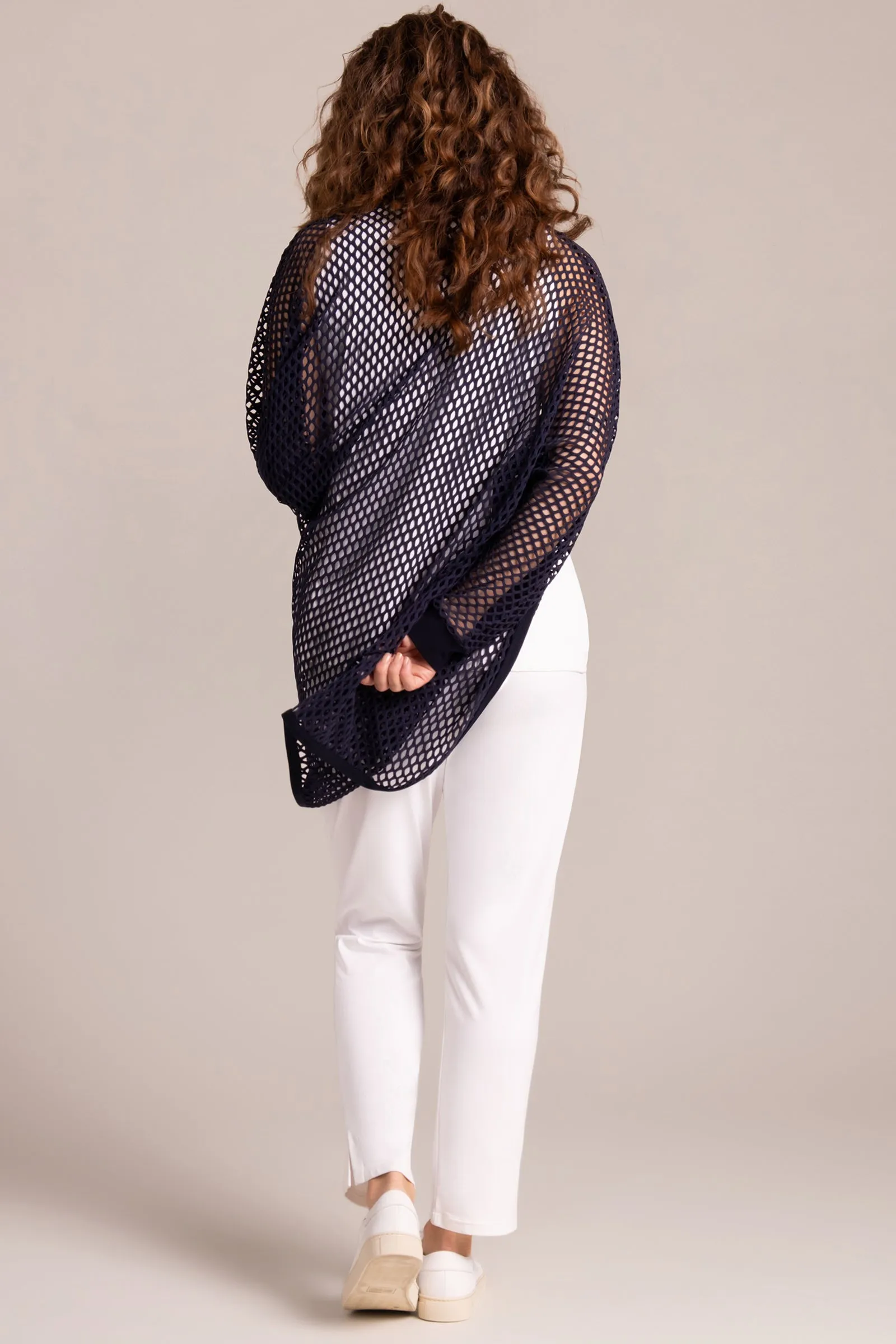 Honeycomb Great Cardigan | Navy