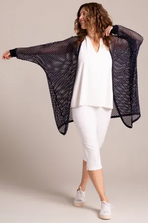Honeycomb Great Cardigan | Navy