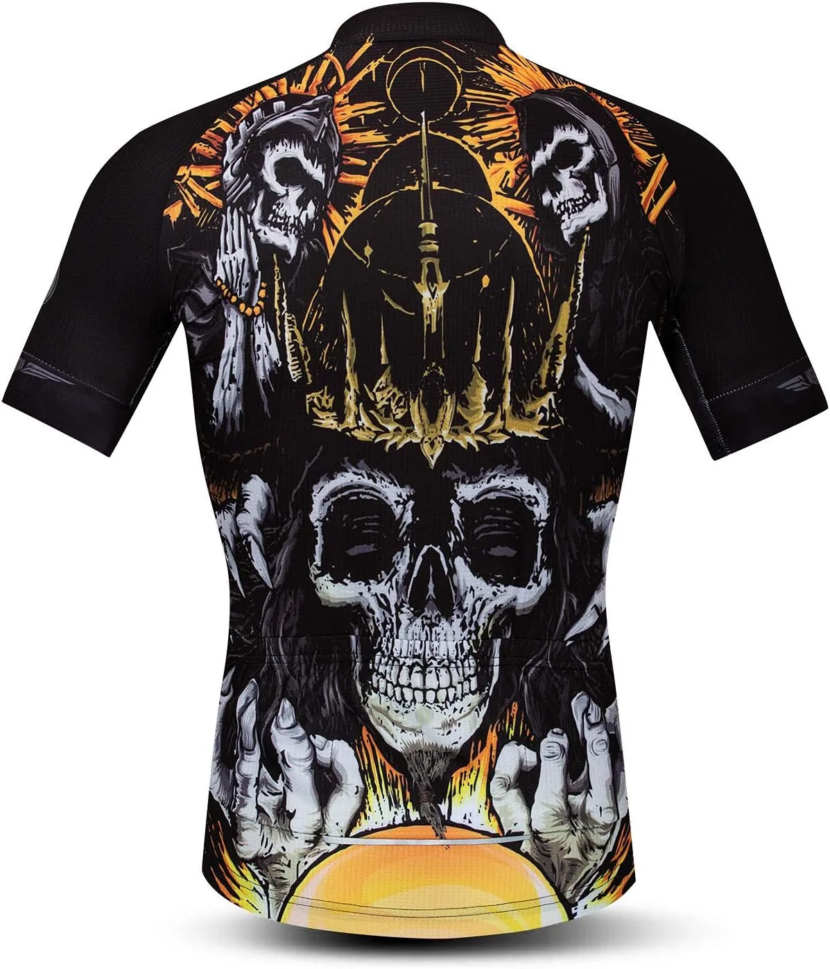 JPOJPO Men Cycling Jersey Bike Short Sleeve Summer Bicycle Full Zipper Clothing Shirt Tops Quick-Dry S-3XL