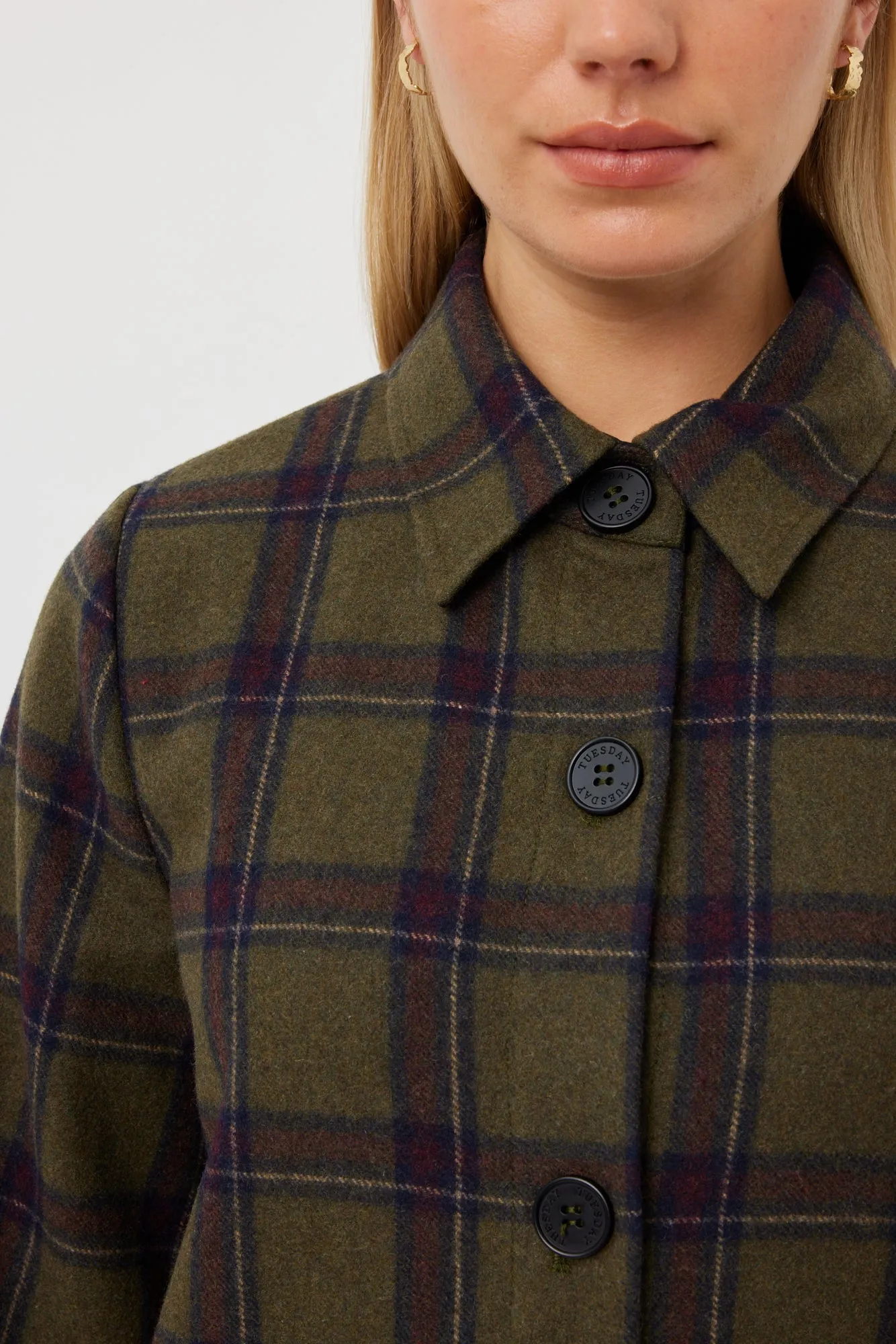 Kamali Coat | Rainforest Check