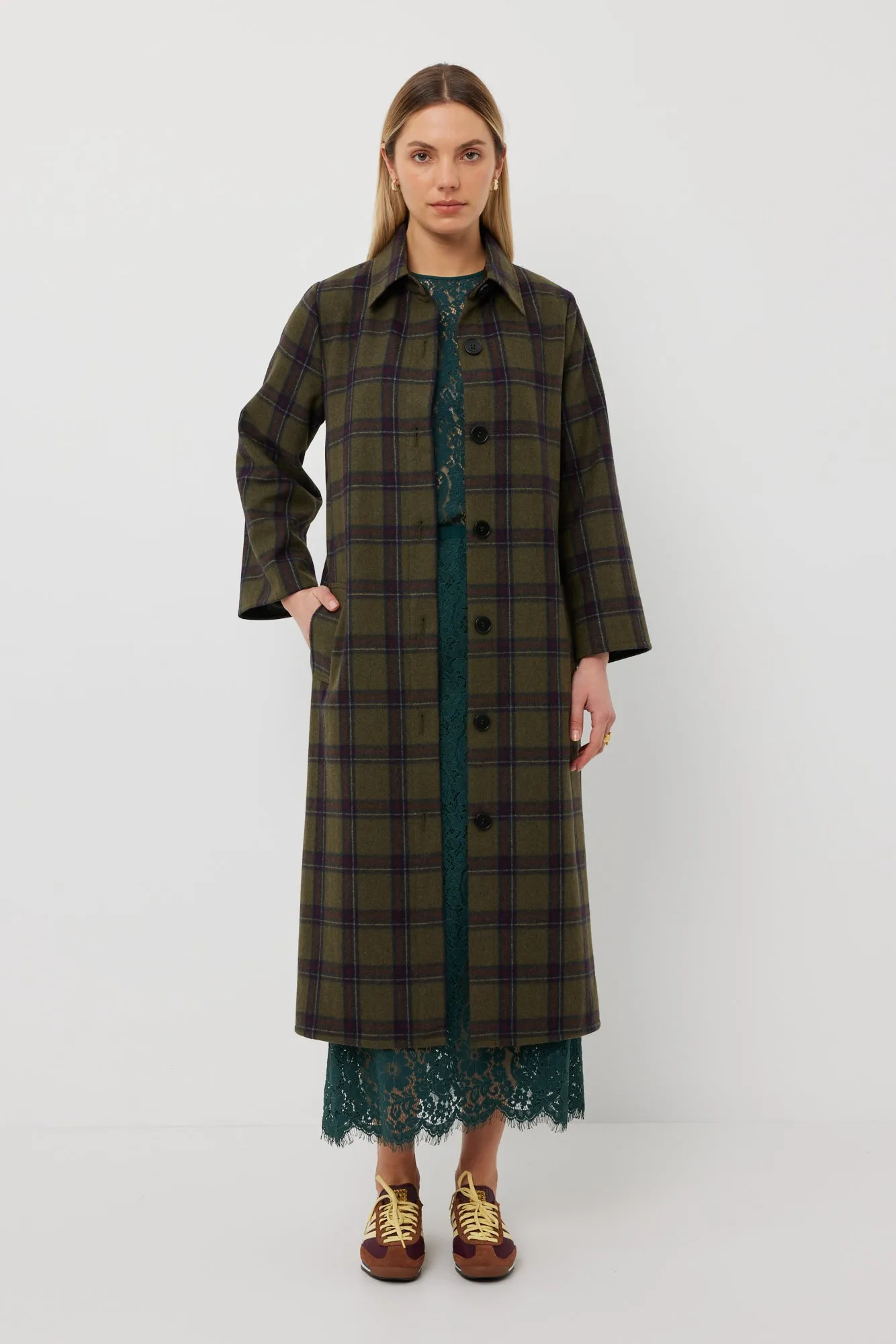 Kamali Coat | Rainforest Check