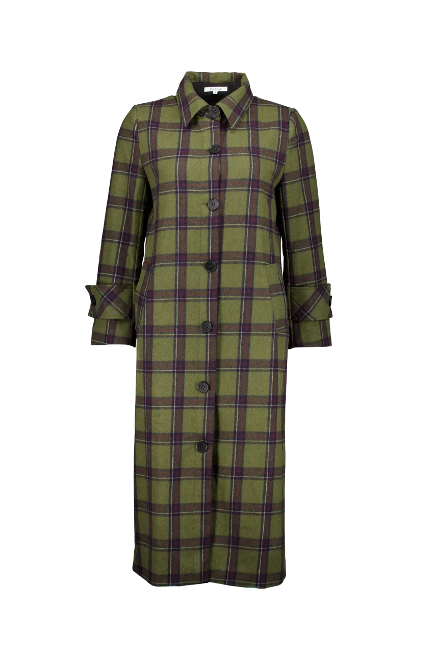 Kamali Coat | Rainforest Check