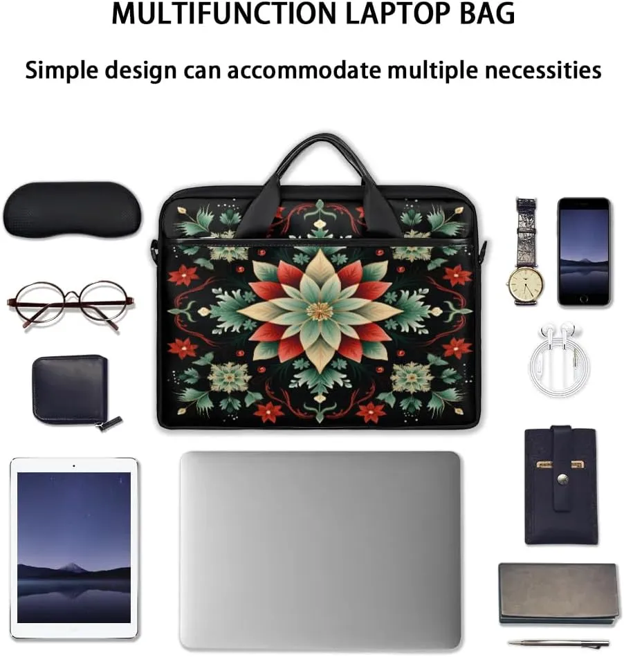 Laptop Shoulder Bag for 13-15 Inch Waterproof Laptop Sleeve Case Bag Slim Computer Carry Case Computer Cases for Laptops