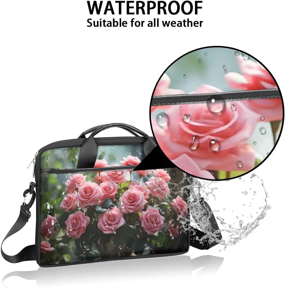Laptop Shoulder Bag for 13-15 Inch Waterproof Laptop Sleeve Case Bag Slim Computer Carry Case Computer Cases for Laptops