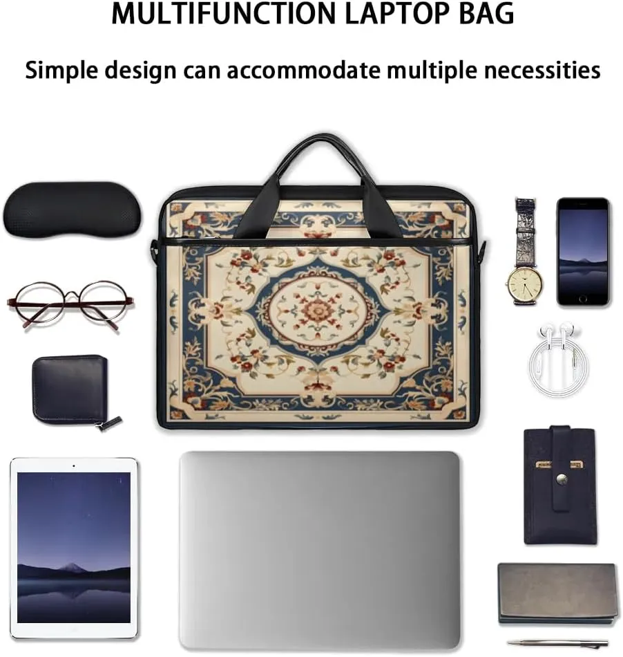 Laptop Shoulder Bag for 13-15 Inch Waterproof Laptop Sleeve Case Bag Slim Computer Carry Case Computer Cases for Laptops