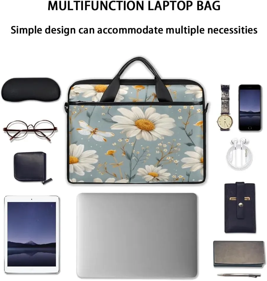 Laptop Shoulder Bag for 13-15 Inch Waterproof Laptop Sleeve Case Bag Slim Computer Carry Case Computer Cases for Laptops