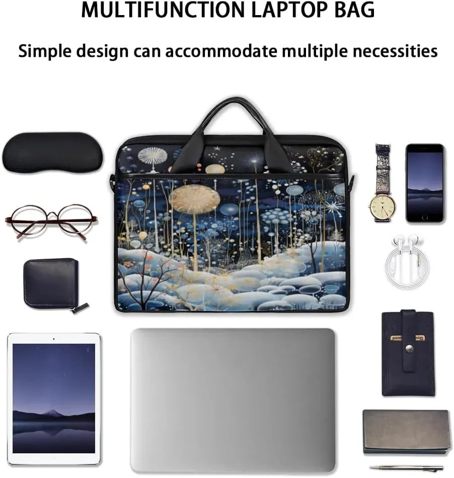 Laptop Shoulder Bag for 13-15 Inch Waterproof Laptop Sleeve Case Bag Slim Computer Carry Case Computer Cases for Laptops