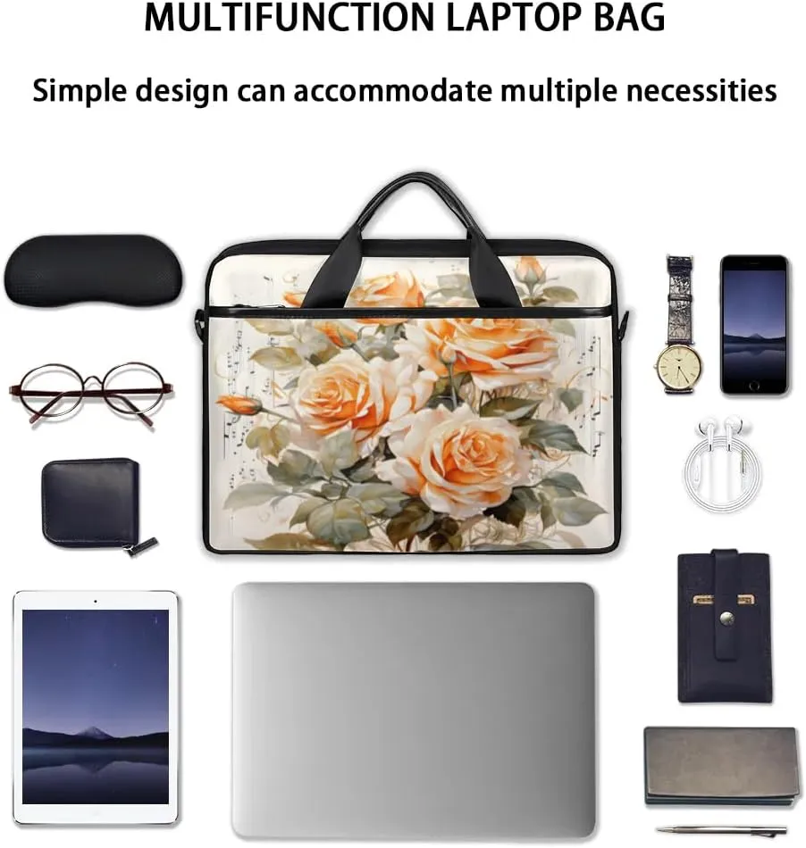 Laptop Shoulder Bag for 13-15 Inch Waterproof Laptop Sleeve Case Bag Slim Computer Carry Case Computer Cases for Laptops