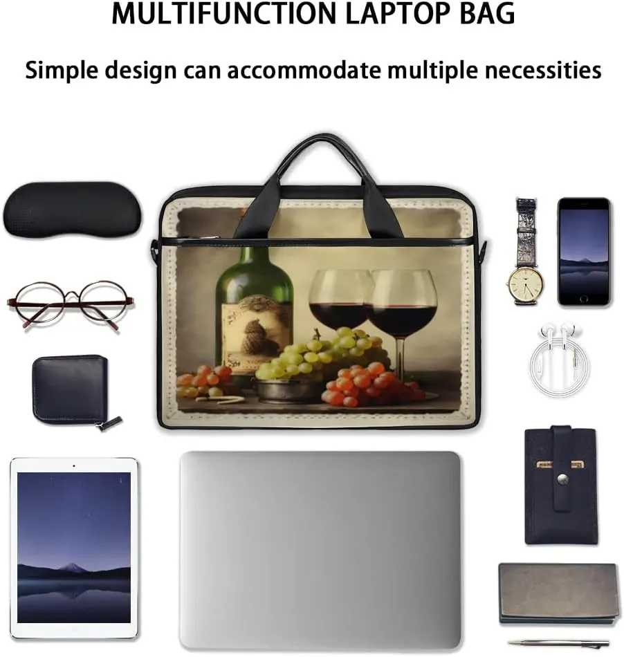 Laptop Shoulder Bag for 13-15 Inch Waterproof Laptop Sleeve Case Bag Slim Computer Carry Case Computer Cases for Laptops