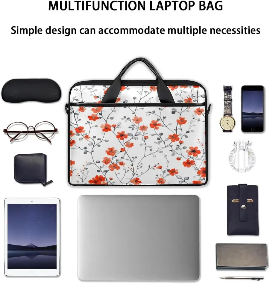 Laptop Shoulder Bag for 13-15 Inch Waterproof Laptop Sleeve Case Bag Slim Computer Carry Case Computer Cases for Laptops