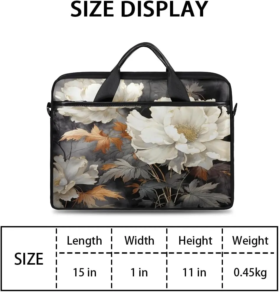 Laptop Shoulder Bag for 13-15 Inch Waterproof Laptop Sleeve Case Bag Slim Computer Carry Case Computer Cases for Laptops