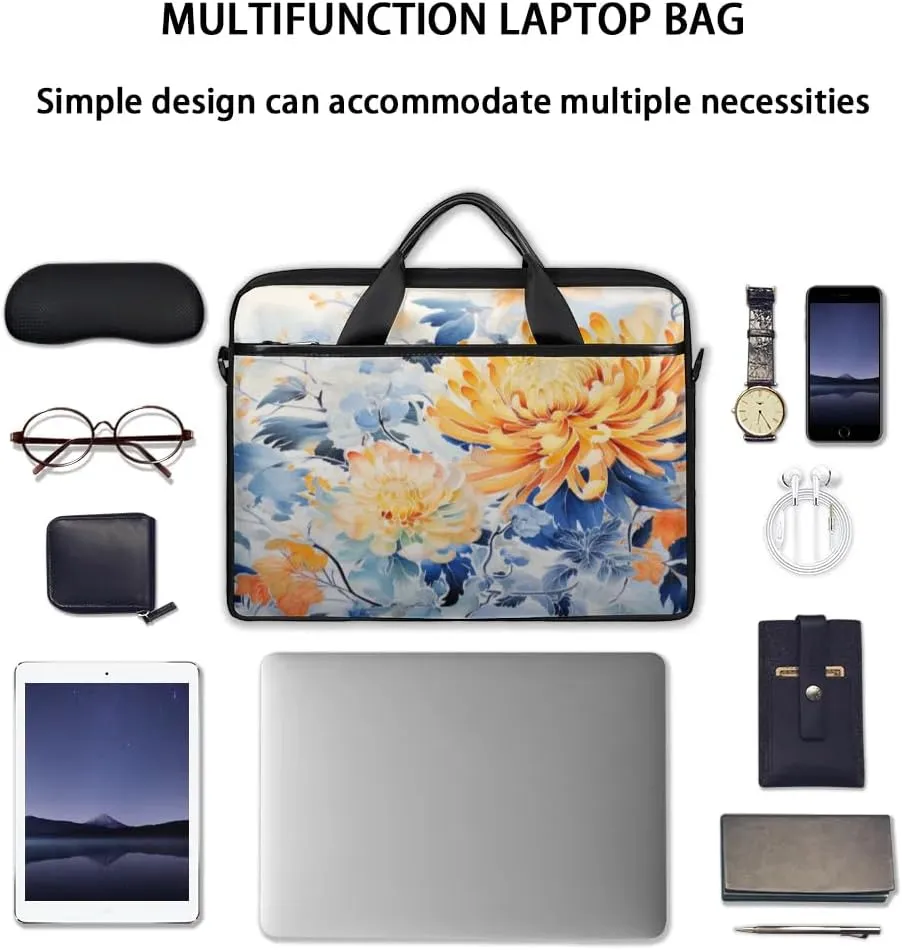 Laptop Shoulder Bag for 13-15 Inch Waterproof Laptop Sleeve Case Bag Slim Computer Carry Case Computer Cases for Laptops