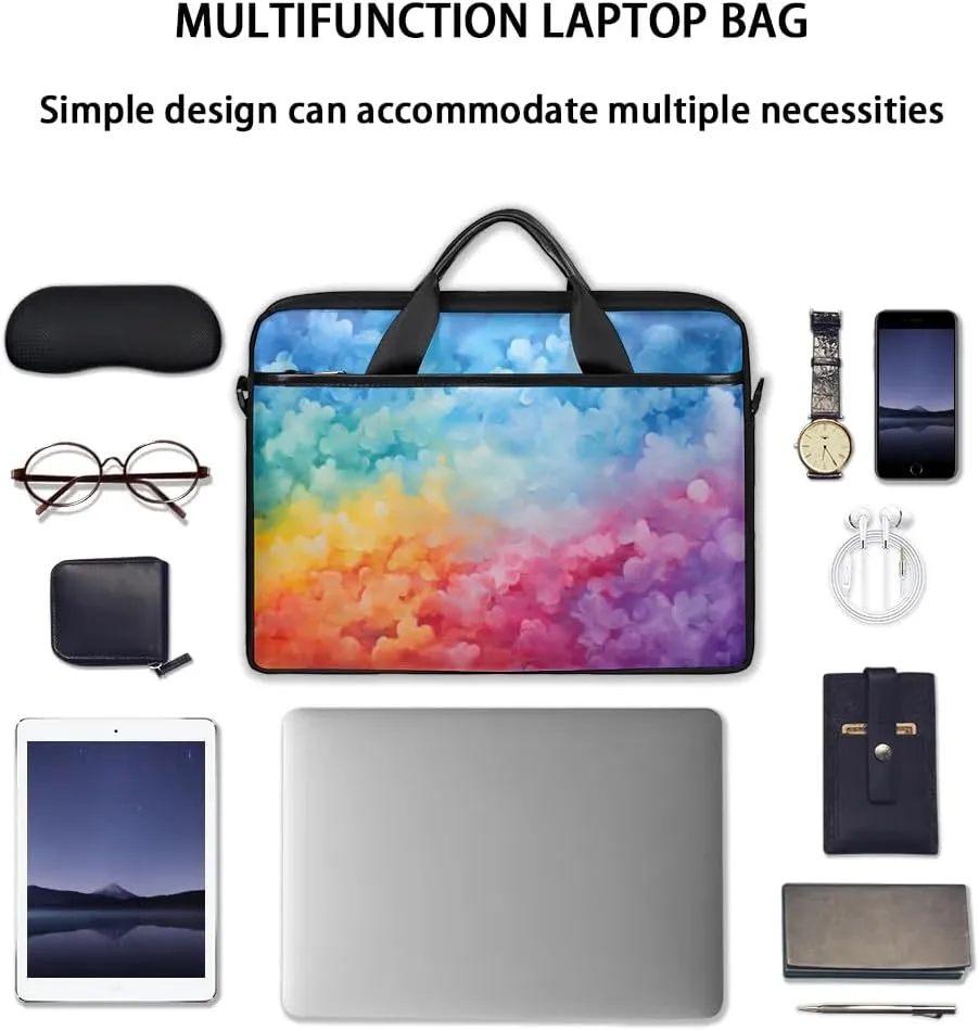 Laptop Shoulder Bag for 13-15 Inch Waterproof Laptop Sleeve Case Bag Slim Computer Carry Case Computer Cases for Laptops