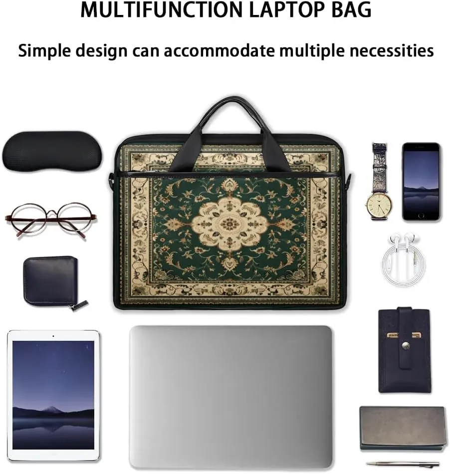 Laptop Shoulder Bag for 13-15 Inch Waterproof Laptop Sleeve Case Bag Slim Computer Carry Case Computer Cases for Laptops