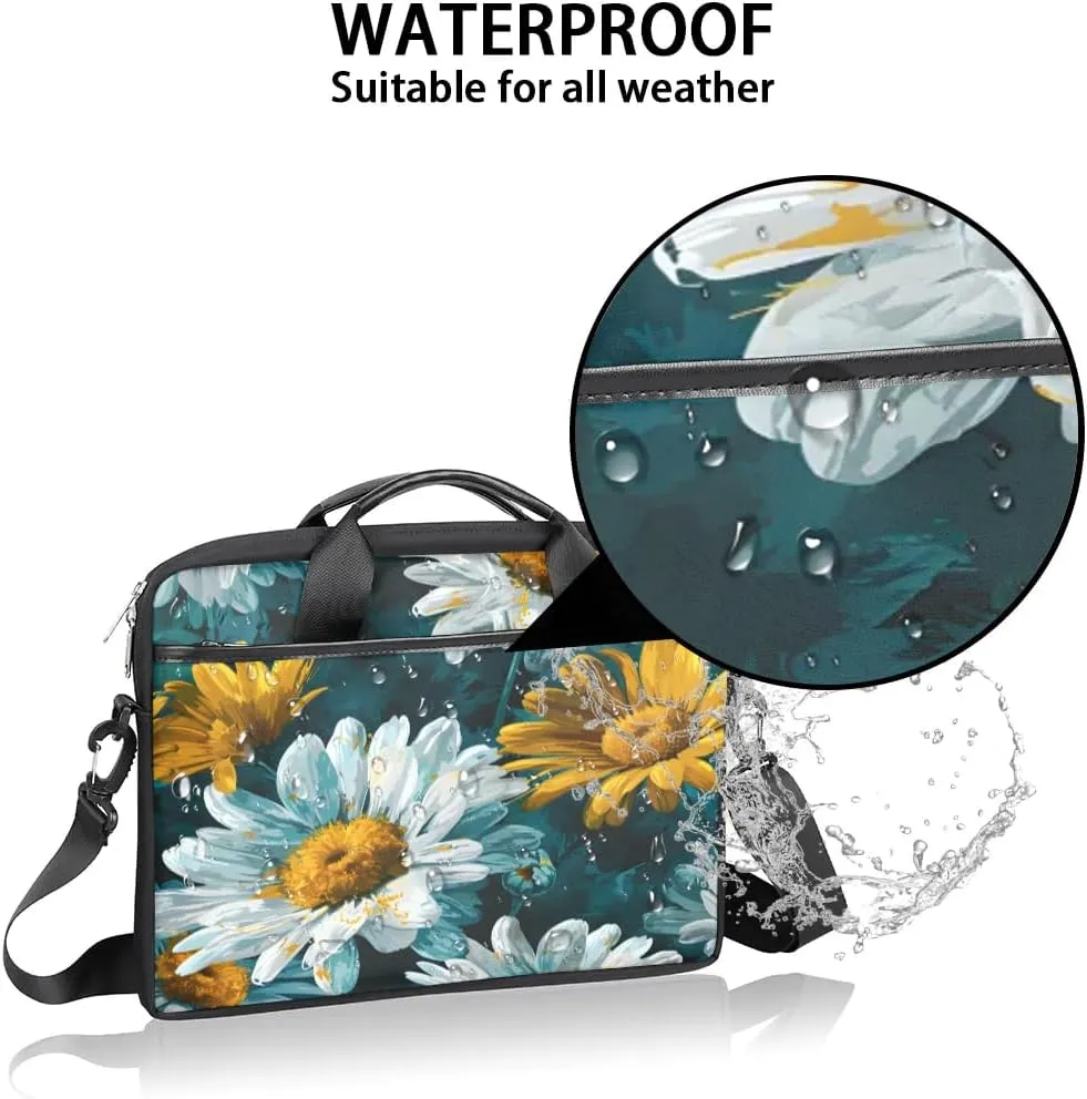 Laptop Shoulder Bag for 13-15 Inch Waterproof Laptop Sleeve Case Bag Slim Computer Carry Case Computer Cases for Laptops