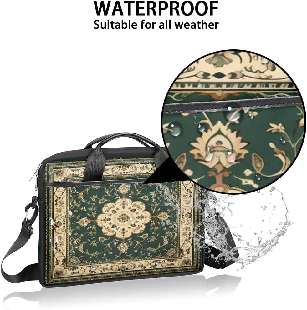 Laptop Shoulder Bag for 13-15 Inch Waterproof Laptop Sleeve Case Bag Slim Computer Carry Case Computer Cases for Laptops