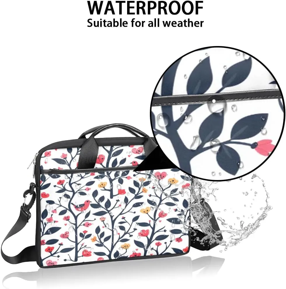 Laptop Shoulder Bag for 13-15 Inch Waterproof Laptop Sleeve Case Bag Slim Computer Carry Case Computer Cases for Laptops