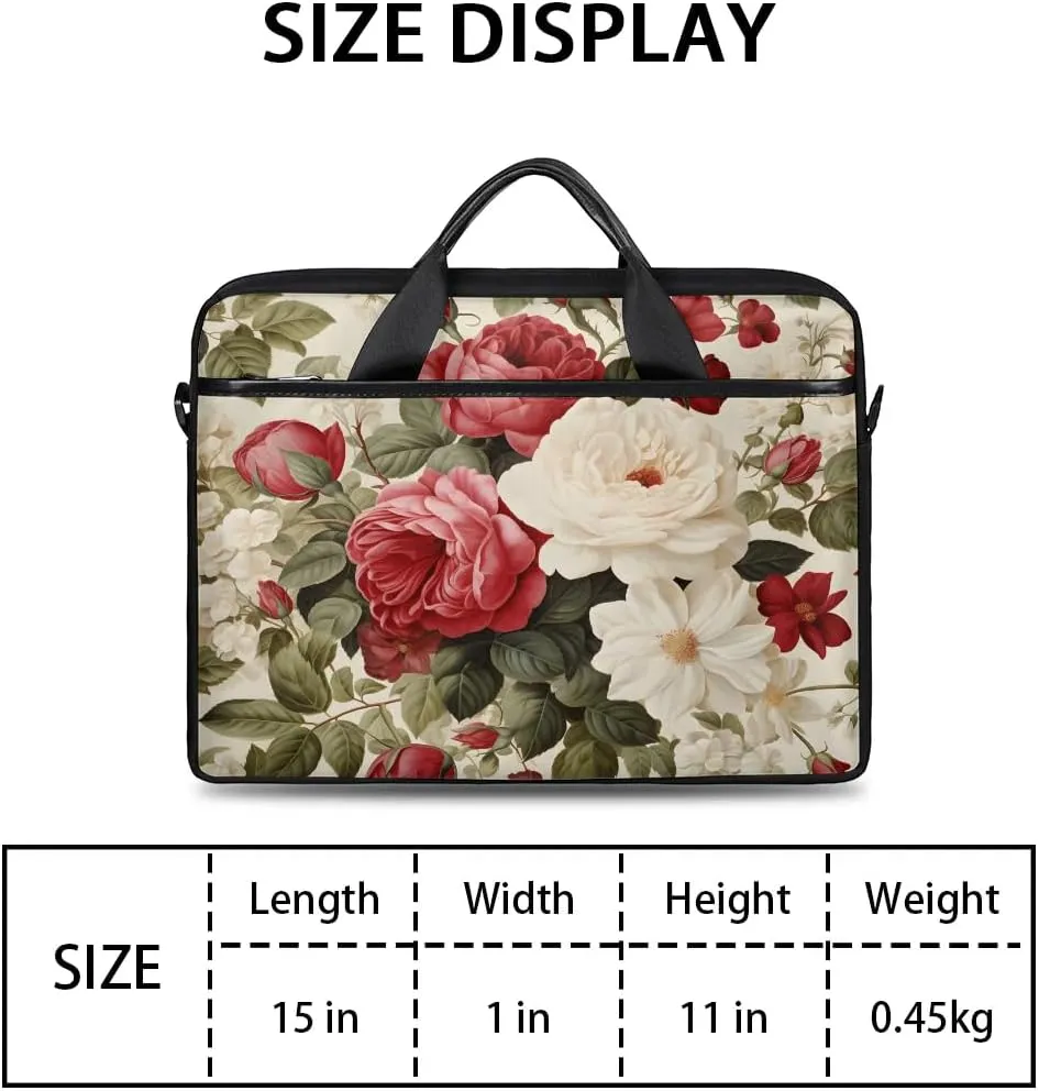 Laptop Shoulder Bag for 13-15 Inch Waterproof Laptop Sleeve Case Bag Slim Computer Carry Case Computer Cases for Laptops