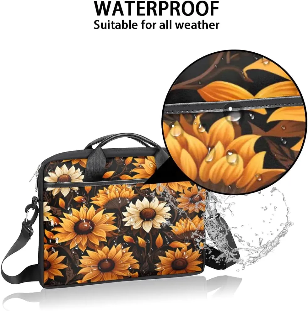Laptop Shoulder Bag for 13-15 Inch Waterproof Laptop Sleeve Case Bag Slim Computer Carry Case Computer Cases for Laptops