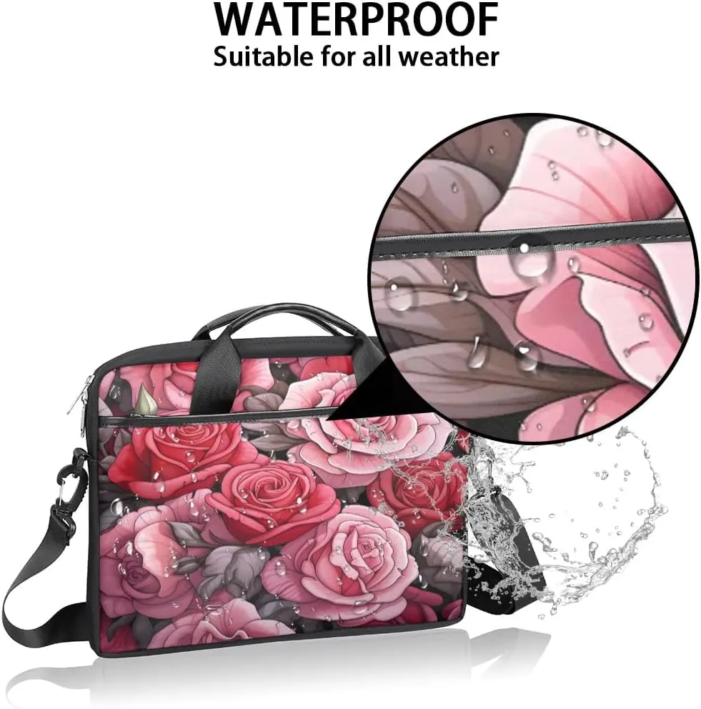 Laptop Shoulder Bag for 13-15 Inch Waterproof Laptop Sleeve Case Bag Slim Computer Carry Case Computer Cases for Laptops