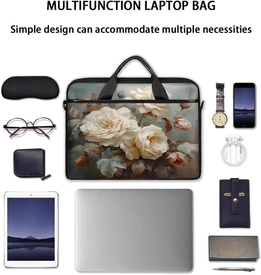 Laptop Shoulder Bag for 13-15 Inch Waterproof Laptop Sleeve Case Bag Slim Computer Carry Case Computer Cases for Laptops