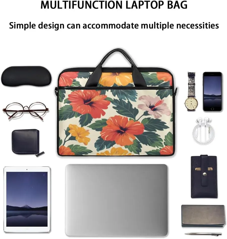 Laptop Shoulder Bag for 13-15 Inch Waterproof Laptop Sleeve Case Bag Slim Computer Carry Case Computer Cases for Laptops