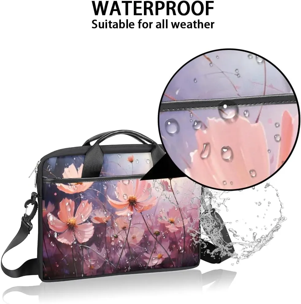 Laptop Shoulder Bag for 13-15 Inch Waterproof Laptop Sleeve Case Bag Slim Computer Carry Case Computer Cases for Laptops