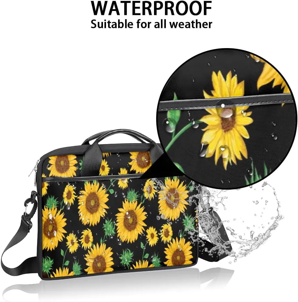 Laptop Shoulder Bag for 13-15 Inch Waterproof Laptop Sleeve Case Bag Slim Computer Carry Case Computer Cases for Laptops